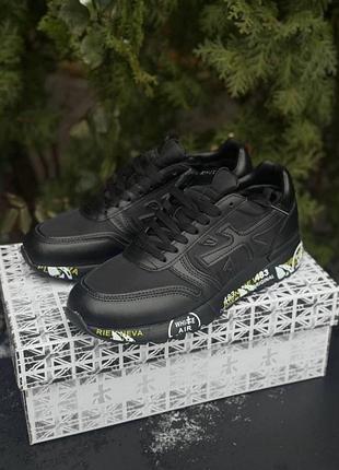 Кросівки premiata full black premiata кросівки full black premium  кросівки premiata full black streetwear