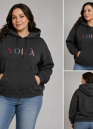 Худі тепле жіноче розмір l/xl