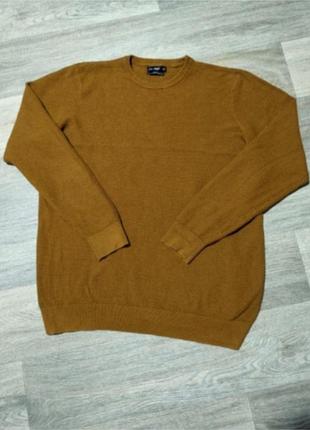 Мужской свитер f&f , размер xl , 100% organic cotton .