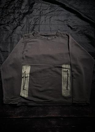 Avant-garde 00s distressed diesel sweatshirt