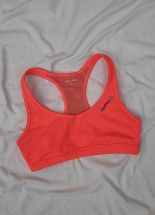 Спортивный топ с логотипом ✨ reebok ✨с сеткой на спине с красивой спинкой
