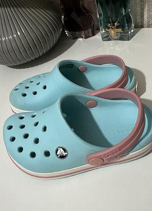 Сабо  crocs на дівчинку с 7