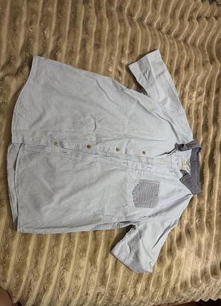 Літня сорочка zara boys з коротким рукавом (152 см / 11-12 років)