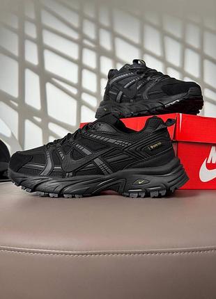 Термо кроссовки nike v2k 1948x all black gore-tex