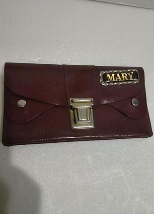 Кошелек женский. кожа. vintage