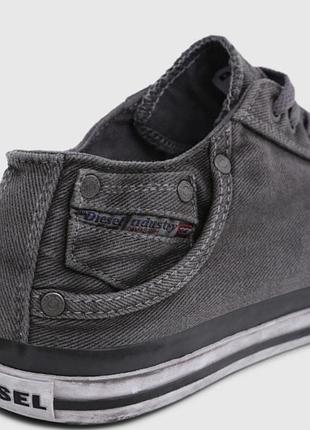 Чоловічі кеди diesel exposure low i з потертим вінтажним ефектом. оригінал.