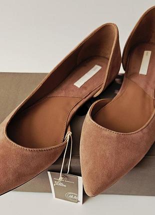 Новые туфли h&amp;m ballerina orange.