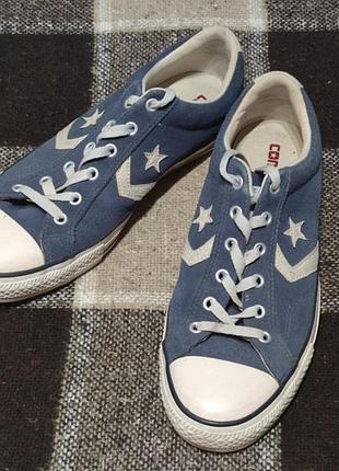 Оригінальні сині кеди converse star player (р. 40)