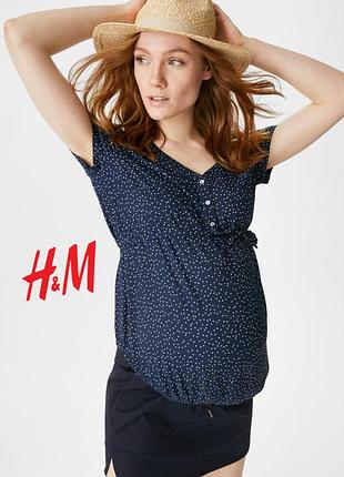 Удобная летняя блуза для будущих мам h&amp;m