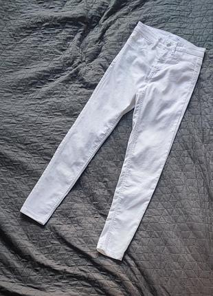 Белые джинсы брюки sinsay скинни подростковые zara под вышиванку skinny h&amp;m 158 164
