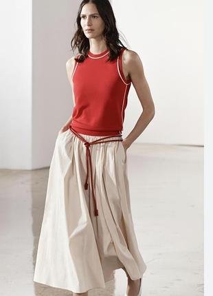 Юбка с карманами zara