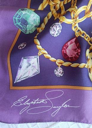 Платок шелковый япония винтажный elizabeth taylor's