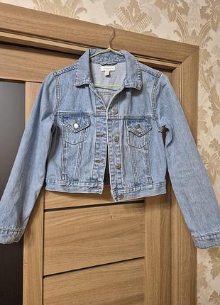 Жакет джинсовый topshop світло блакитного кольору