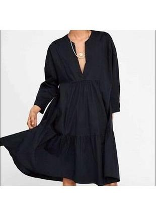 Платье хлопковое zara