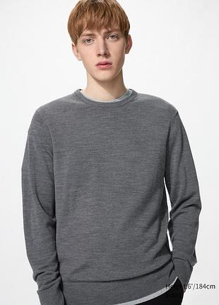 Светр uniqlo merino wool, s
