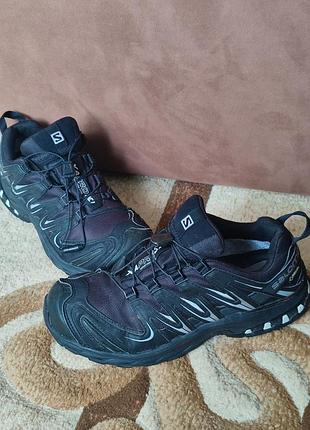 Кроссовки salomon xa pro 3d#x. 41 размер, черного цвета, с мембраной