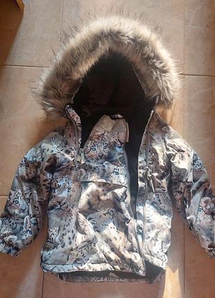 Куртка зимова для дівчинки molo