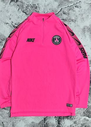 Nike paris saint-germain 2018/19 спортивная кофта зип-худи худи найкп