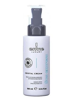 Крем- реконструктор envie luxury sos express crystal cream незмивний для укладання волосся 100 мл