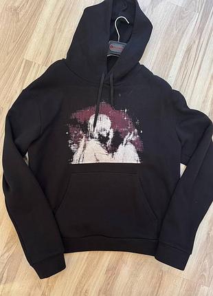 Худі graphic print, streetwear, y2k, grunge, darkwear, skater, oversized, vintage, archive, urban, casual, black hoodie, unisex rare opium underground