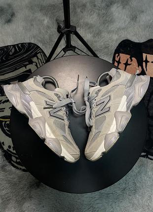 Кросівки new balance 9060 жіночі, сірі, розмір 36