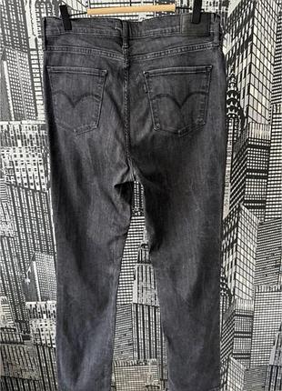 Жіночі прямі сірі джинси levi’s базові сірі джинси levis 724 high rise straight