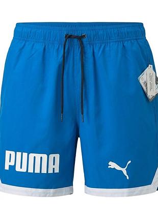 Плавки-шорты puma синие новые с бирками размер l, оригинал