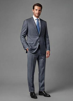 Люксовый мужской шерстяной костюм чиносы zegna, итальялия премиум бренд размер 7-54 r