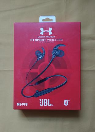 Бездротові спортивні навушники under armour / jbl sport wireless (модель ms-999)