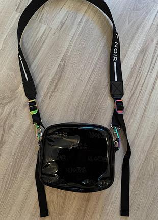 Прозора сумка m+rc noir, streetwear, techwear, gorpcore, y2k, utility, urban, archive, futuristic, crossbody, shoulder bag, unisex, rare