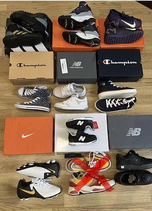 Лот дитячого брендового взуття! nike, new balance, adidas.