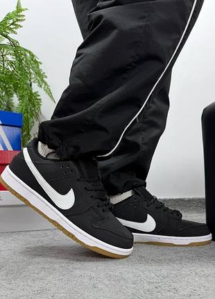 Nike sb dunk black white 3