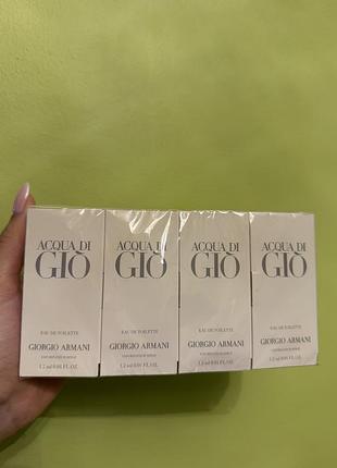 Giorgio armani aqua di gio пробники 16 шт,упаковка