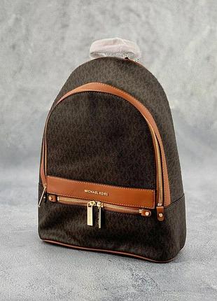 Рюкзак michael kors backpack brown коричневый женский