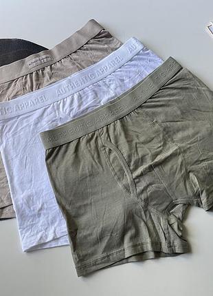 3 шт набір світлих боксерів труси чоловічі primark