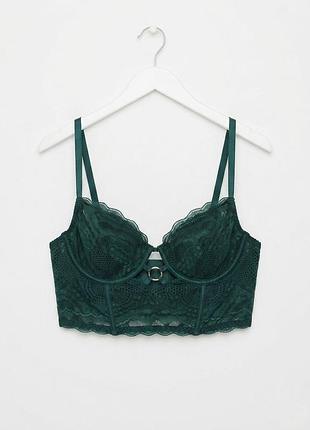 М'який бюстгальтер без паралону мереживний сток primark 32c 70c
