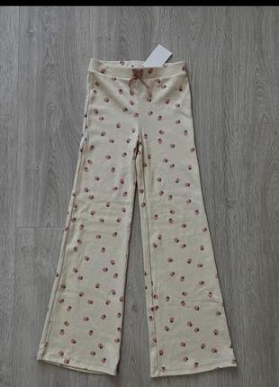 Штани для дівчинки 👧 від бренду h&m на 8/9 років 134 см
