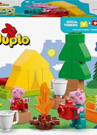 Конструктор lego duplo свинка пеппа туристичний похід 32 деталі (10452)