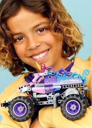 Конструктор lego technic monster jam™ sparkle smash™ із функцією «pull-back» 243 деталі (42220)