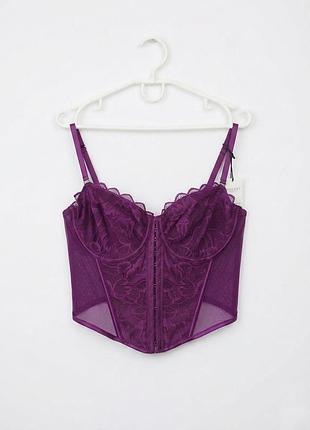 М'який бюстгальтер без паралону мереживний сток primark 36c 80c