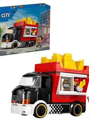 Конструктор lego city вантажівка з картоплею фрі 216 деталей (60488)