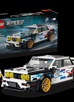 Конструктор lego® speed champions bmw m3 (e30) набір із іграшковою машиною (77263)