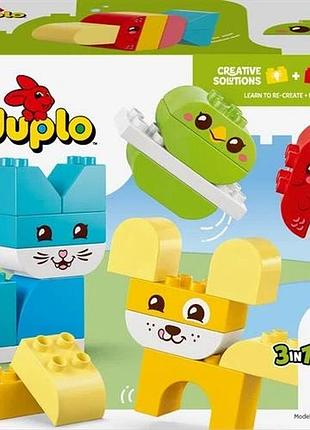 Конструктор lego duplo my first чарівні творчі домашні улюбленці 3 в 1 24 деталі ( 10477 )