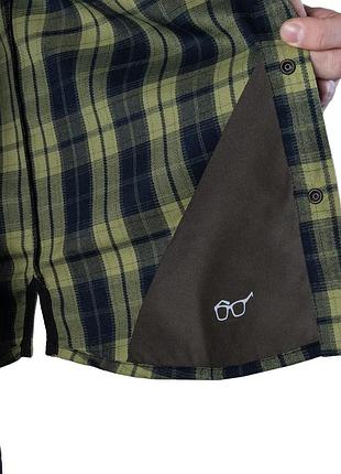 Рубашка «ураган» lime green/navy 8