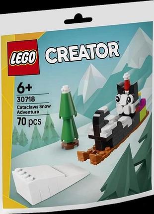 Конструктор lego® конструктор снігова пригода cataclaws, 70 деталей (30718)