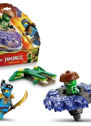 Конструктор lego ninjago нія проти спінера монстра-мутанта 49 деталей (71849)