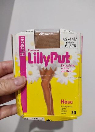 Винтажные гольфы hudson lillyput (германия), 20 den, новые