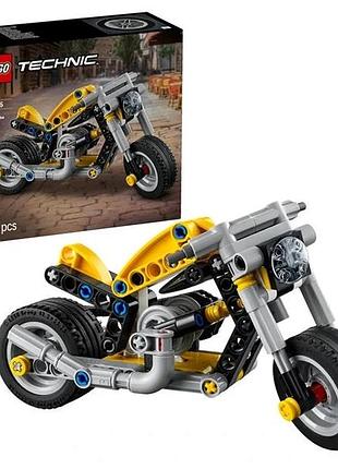 Конструктор lego technic жовтий мотоцикл 151 деталь (42225)