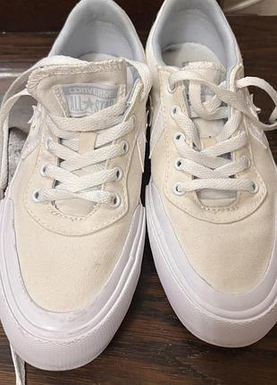 Оригінальні кеди converse, молочнийе/білий колір