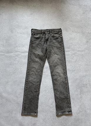 Джинси levis 511 сірого кольору розмір w29 l32